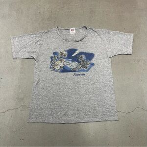 Vintage 90s Gray Hawaii Graphic T-Shirt